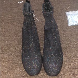 Zara Ankle Glitter Boots